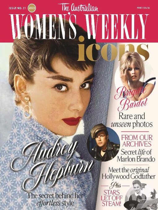 Australian women's weekly icons cover image