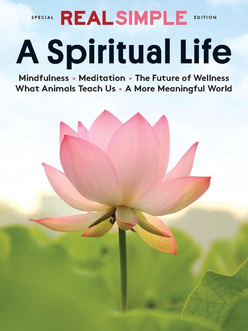 Real simple a spiritual life cover image