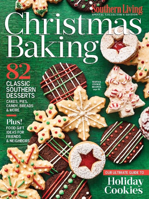 Southern living christmas baking cover image