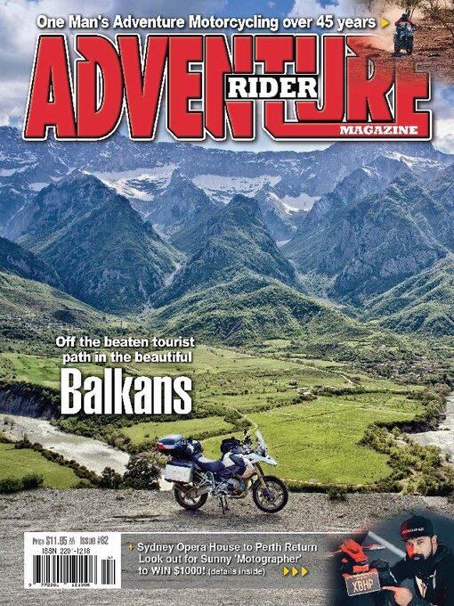 Adventure rider magazine cover image