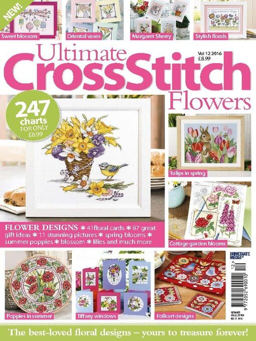 Ultimate cross stitch flowers cover image