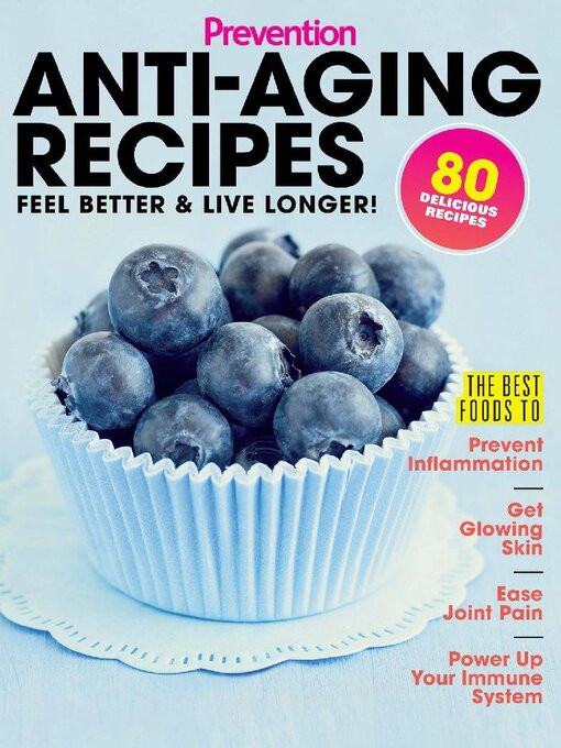 Prevention anti-aging recipes cover image