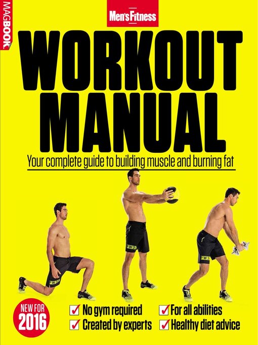 Men's fitness workout manual cover image