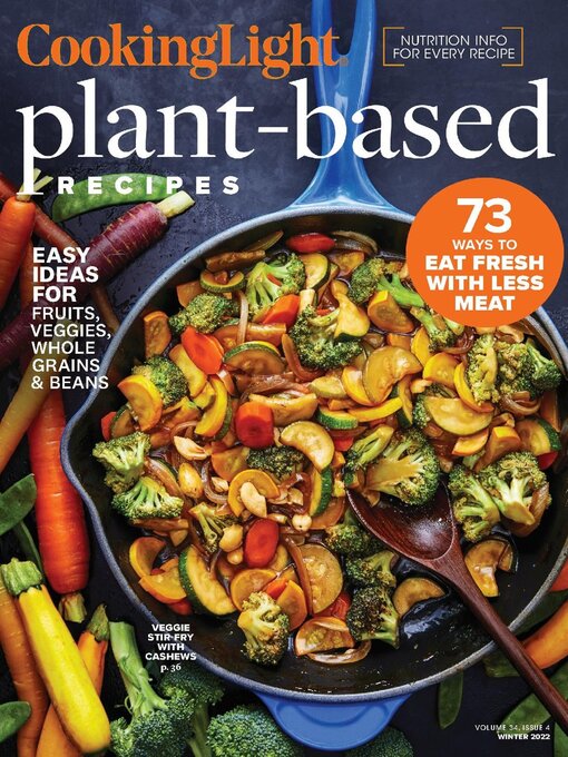 Cooking light plant-based recipes cover image