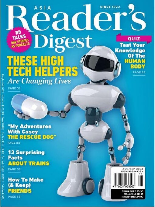 Reader's Digest UK Magazine April 2023 Back Issue