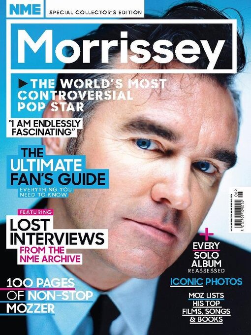 Nme special collectors' magazine: morrissey cover image