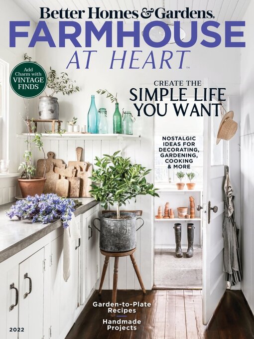 Cover Image of Bh&g farmhouse at heart