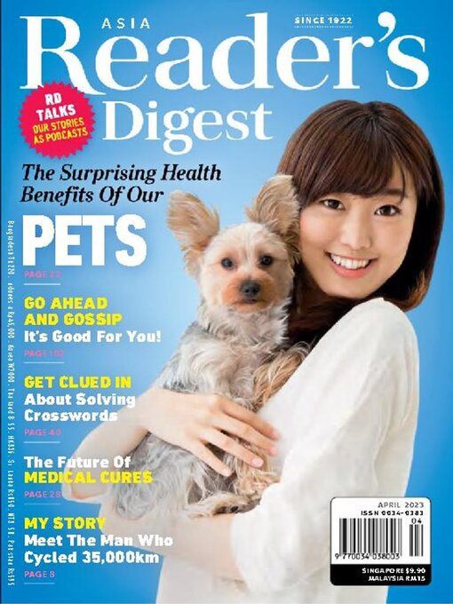 Reader's Digest Asia (English Edition) - National Library of Malaysia -  OverDrive