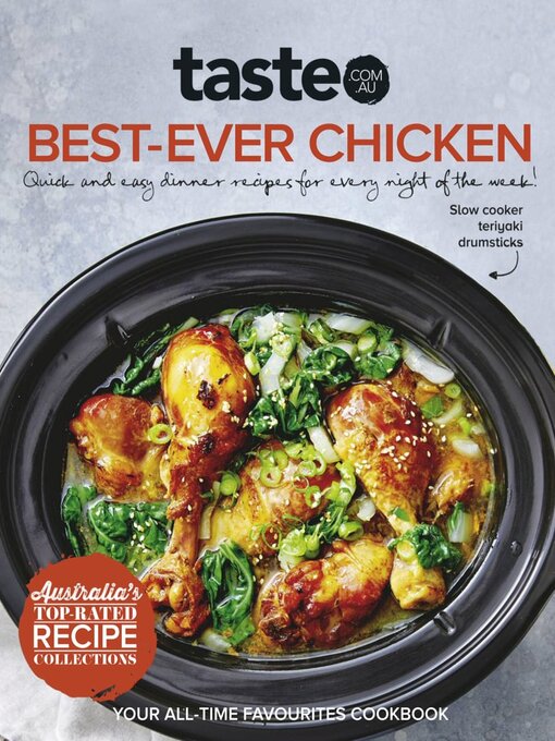 taste.com.au cookbooks cover image