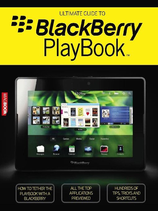 The ultimate guide to blackberry playbook cover image