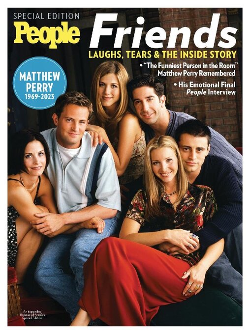 People friends: matthew perry remembered cover image