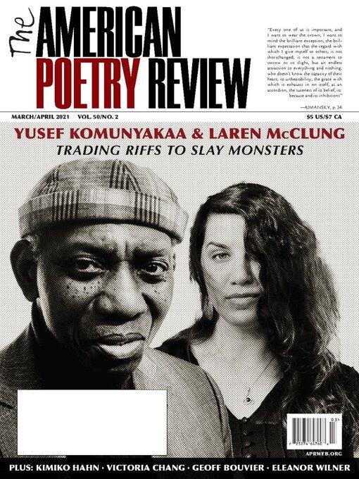 The american poetry review cover image