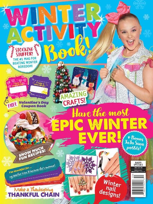 Winter activity book cover image
