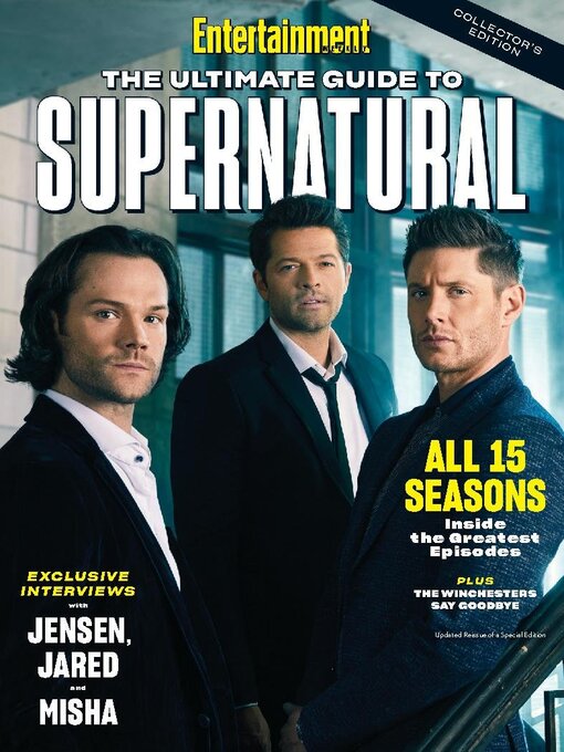 Entertainment weekly the ultimate guide to supernatural cover image