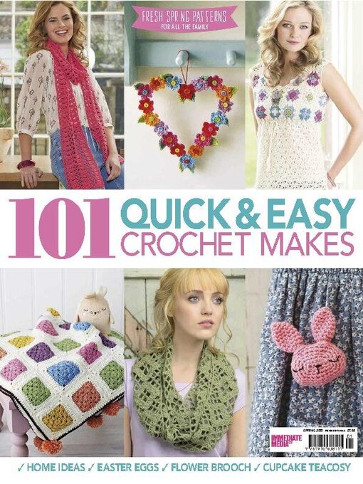 101 quick & easy crochet makes cover image