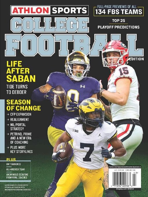 Cover Image of Athlon sports: national college football 2024