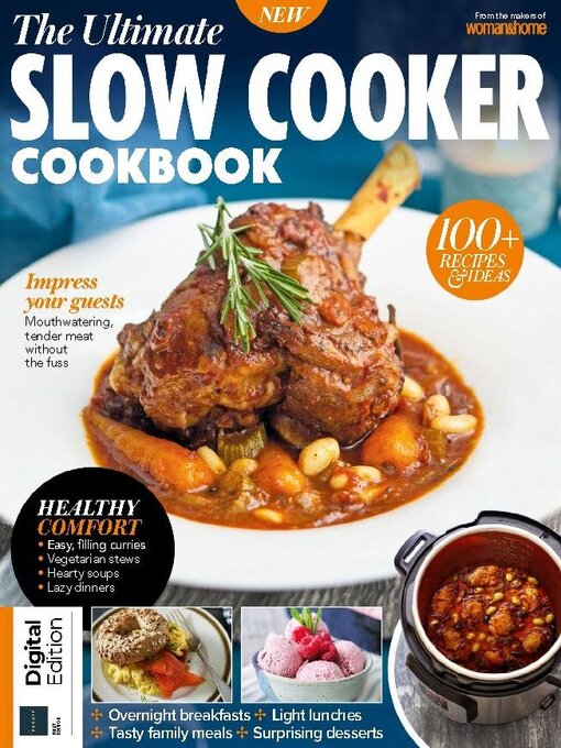 The ultimate slow cooker cookbook cover image