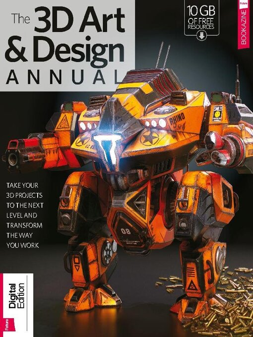 The 3d art & design annual cover image