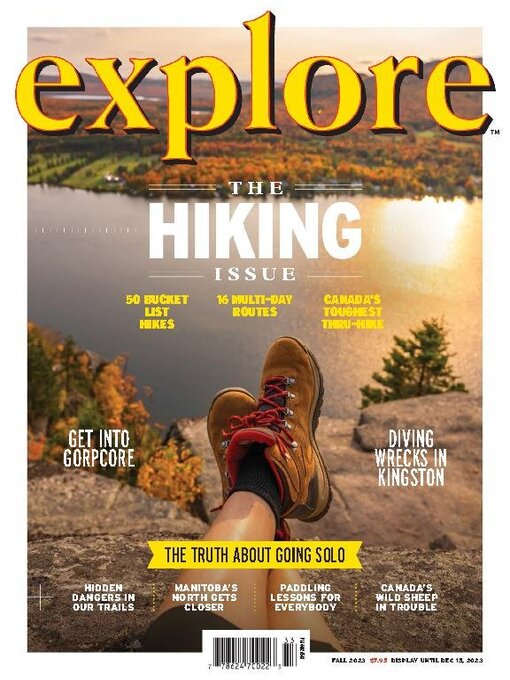Explore magazine cover image