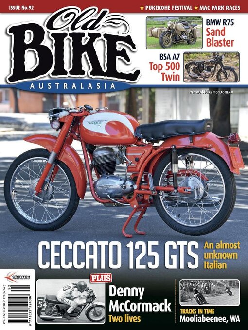 Old bike australasia cover image