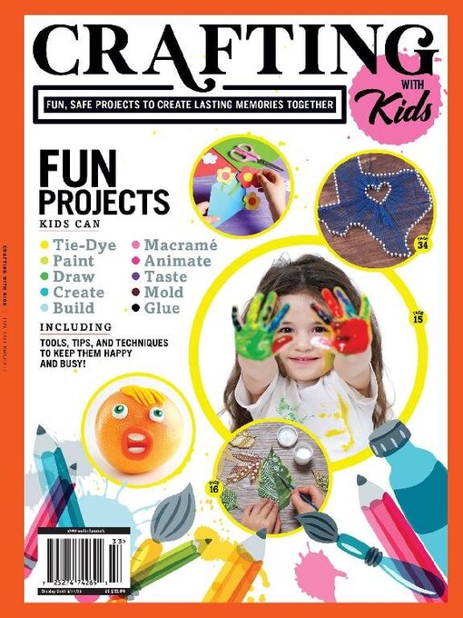 Crafting with kids - fun, safe projects cover image
