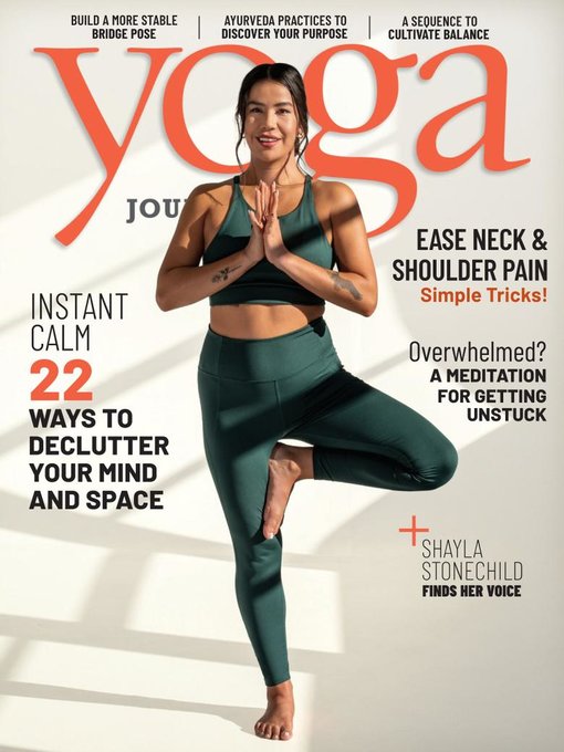 Yoga journal cover image