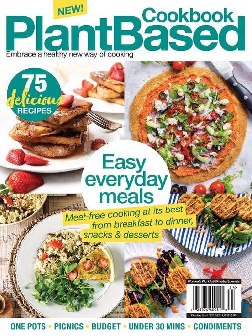Plantbased cookbook - easy everyday meals cover image