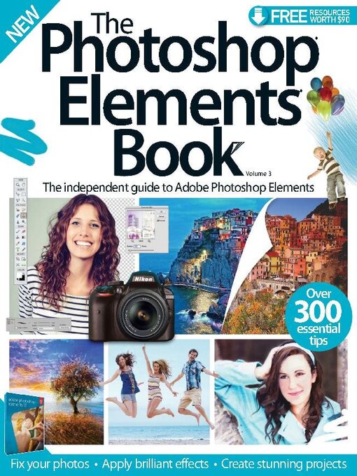 The photoshop elements book cover image