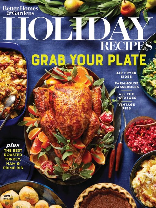 Bh&g holiday recipes cover image
