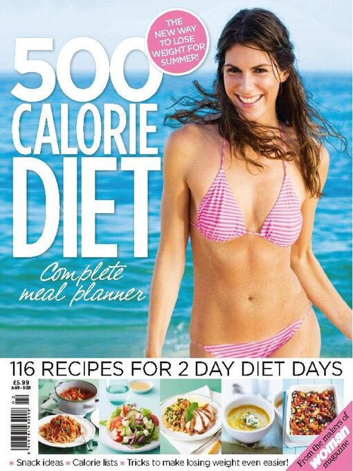 500 calorie diet complete meal planner cover image