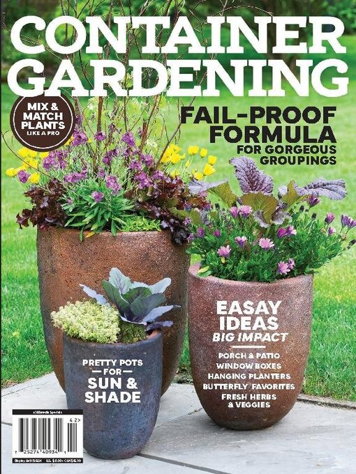 Container gardening cover image