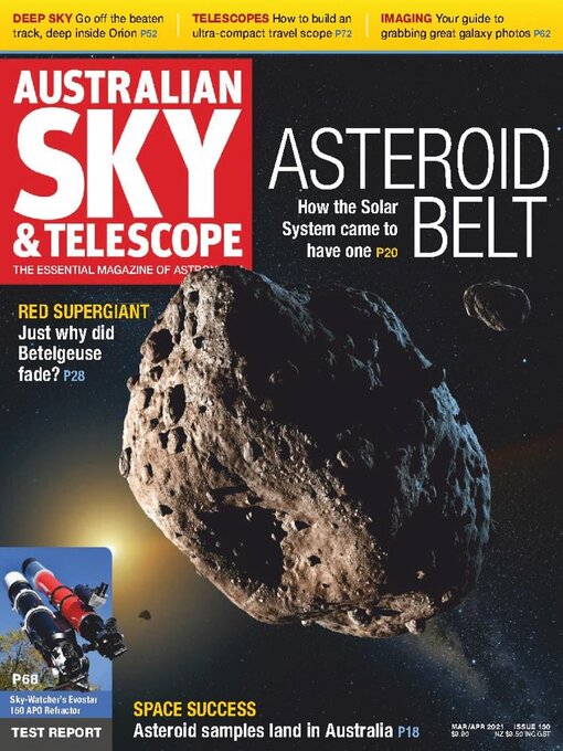 Australian sky & telescope cover image