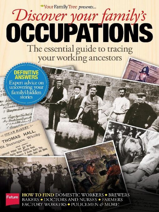 Your family tree presents discover your ancestor's occupation cover image