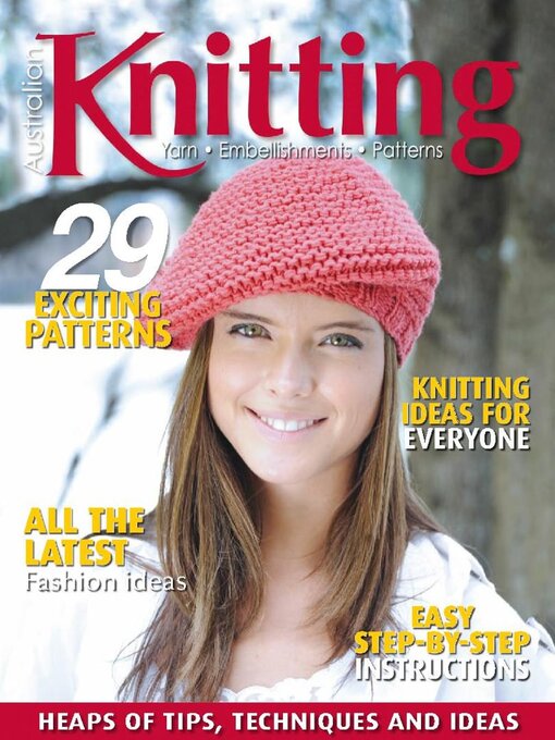 Australian knitting cover image
