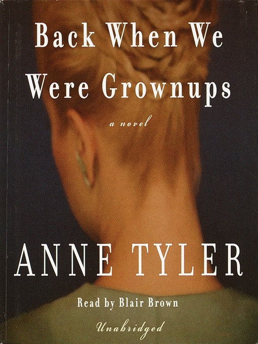 Cover image for Back When We Were Grownups