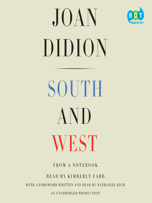 didion south and west
