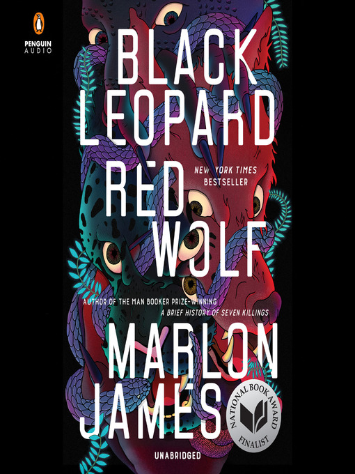 black wolf red leopard