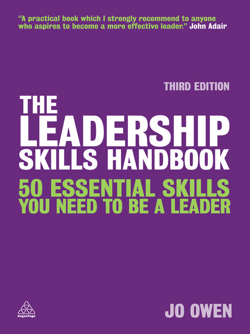 The Leadership Skills Handbook - London Libraries Consortium - OverDrive