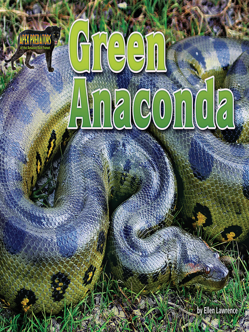 Green Anaconda South Australia Public Library Services Overdrive