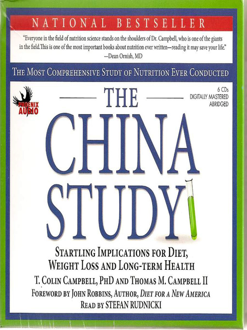 The China Study Daniel Boone Regional Library Overdrive - 