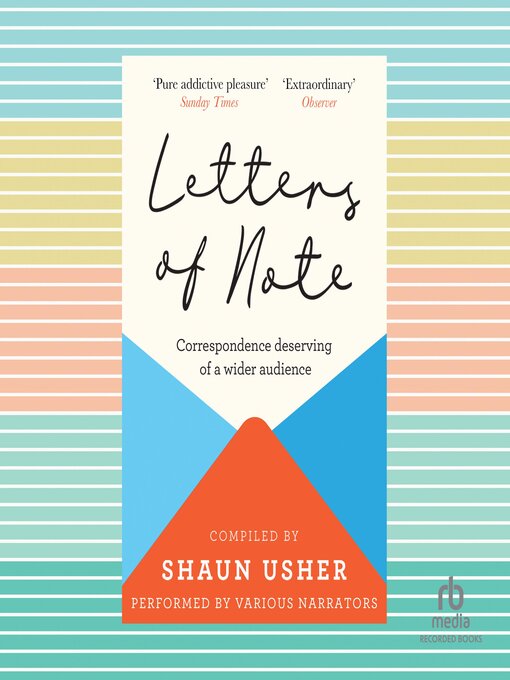 Cover Image of Letters of note: correspondence deserving of a wider audience