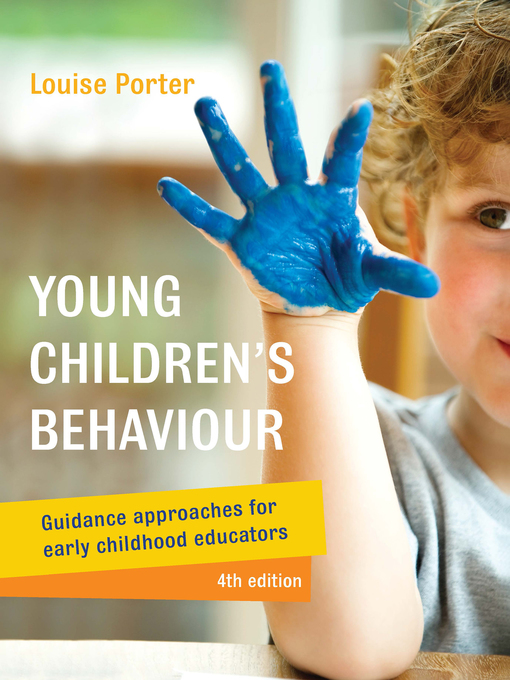 Cover art of Young Children's Behaviour: Guidance approaches for early childhood educators by Louise Porter