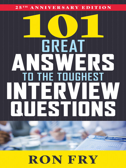 Cover art of 101 Great Answers to the Toughest Interview Questions by Ron Fry