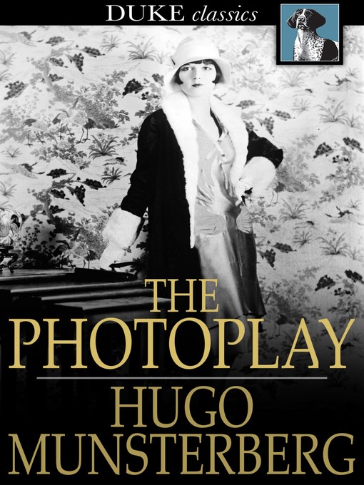 Book cover of The photoplay : A psychological study.
