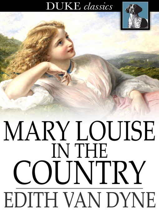 Book cover of Mary louise in the country.