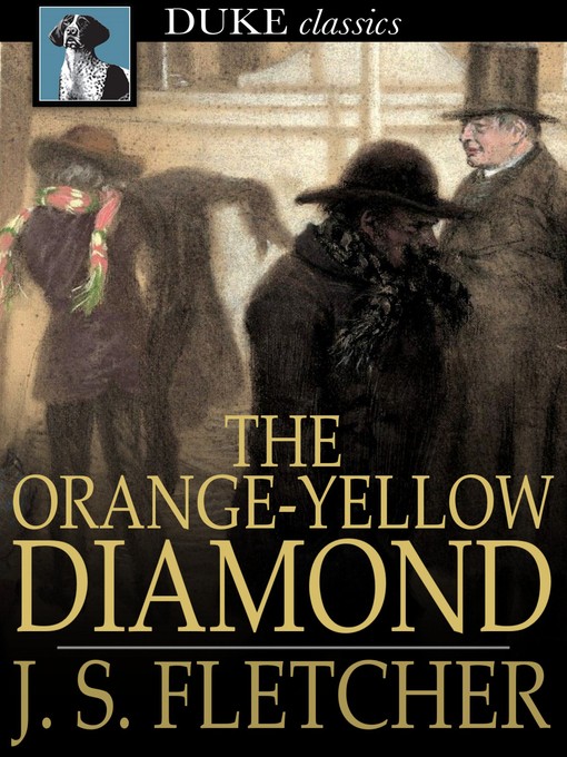 Book cover of The orange-yellow diamond.