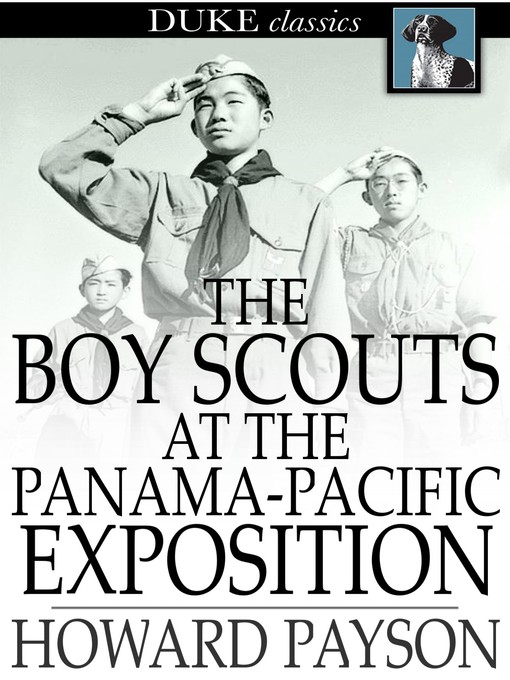 Book cover of The boy scouts at the panama-pacific exposition.