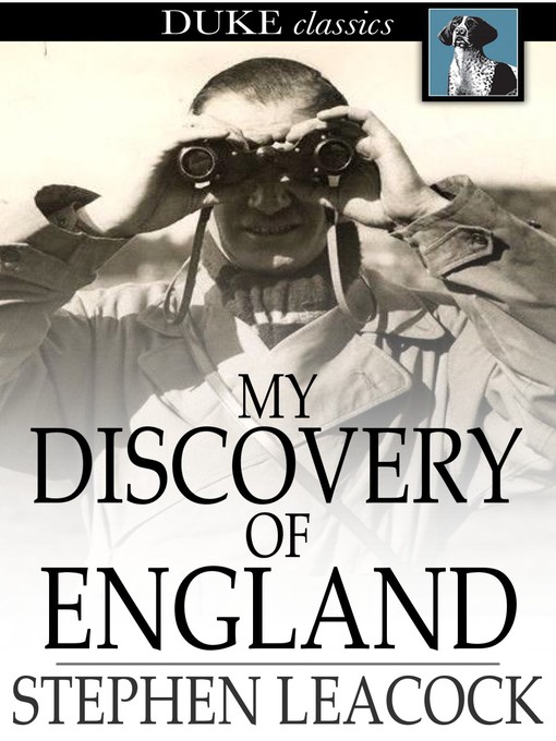 Book cover of My discovery of england.