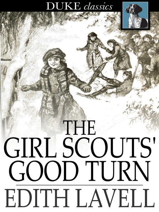 Book cover of The girl scouts' good turn.