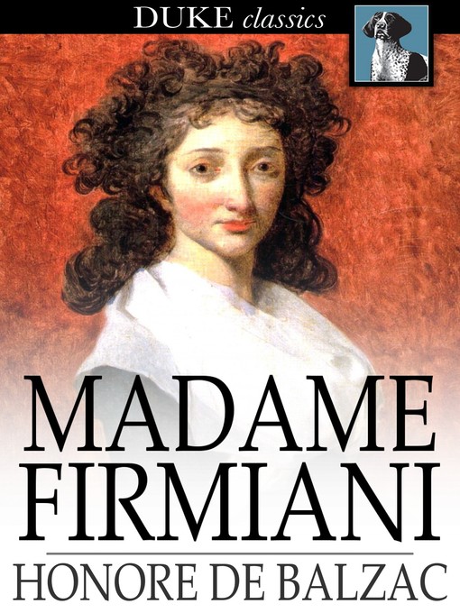 Book cover of Madame firmiani.